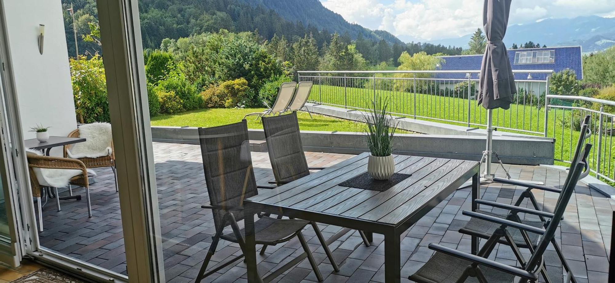 Ferienwohnung Panoramablick Rettenberg Esterno foto